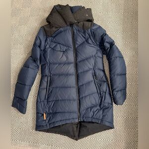 Women's Navy Puffer Jacket